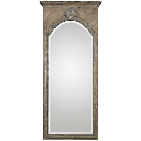 Nevola Antiqued Silver Mirror