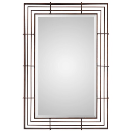 Perlo Rust Bronze Mirror