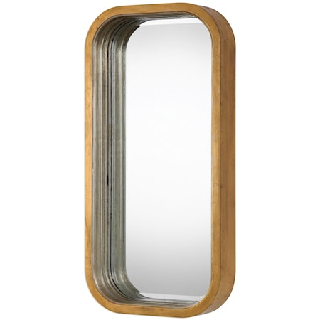 Senio Metallic Gold Wall Mirror