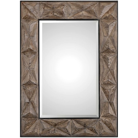 Wilder Aged Wood Mirror