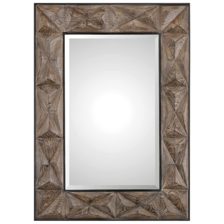 Wilder Aged Wood Mirror