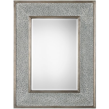 Draven Textured Silver Mirror