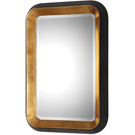 Niva Metallic Gold Wall Mirror