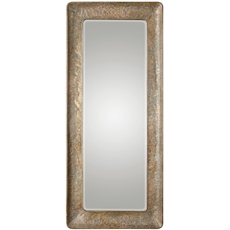 Silas Hammered Gold Mirror