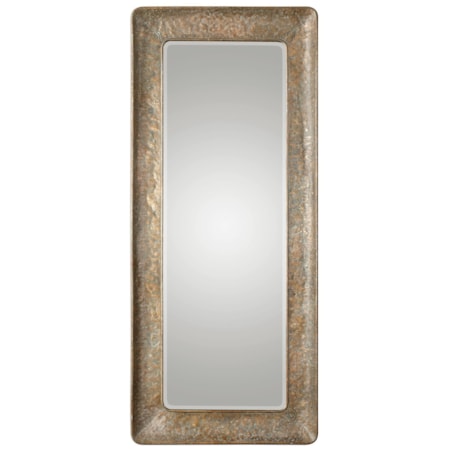 Silas Hammered Gold Mirror