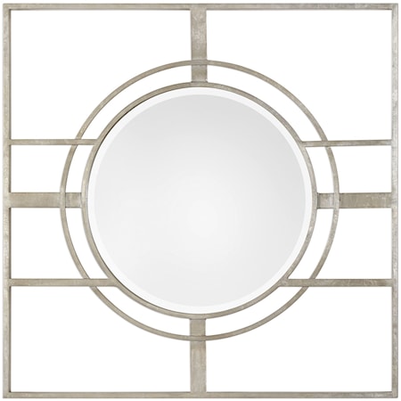 Zenon Contemporary Silver Mirror