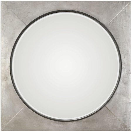 Solomon Metallic Silver Mirror