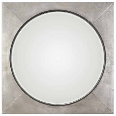 Solomon Metallic Silver Mirror