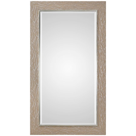 Sahel Textured Pine Mirror