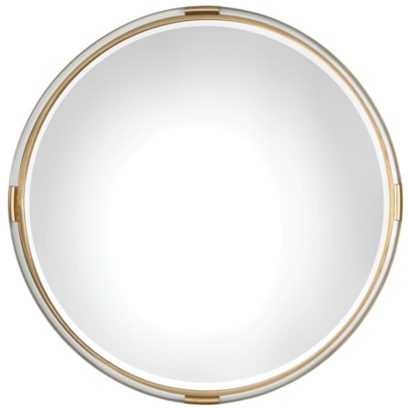 Mackai Round Gold Mirror