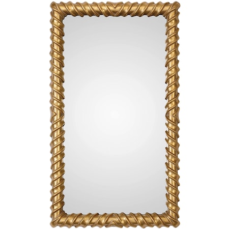 Yamuna Metallic Gold Mirror