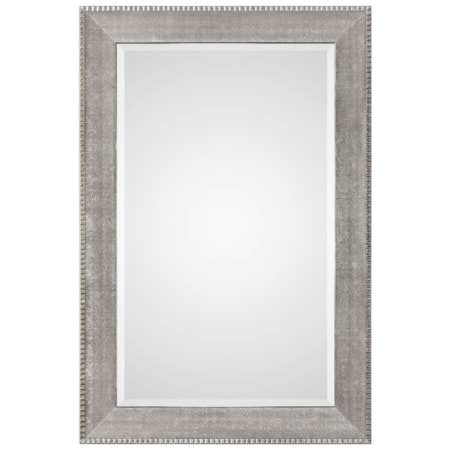 Leiston Metallic Silver Mirror