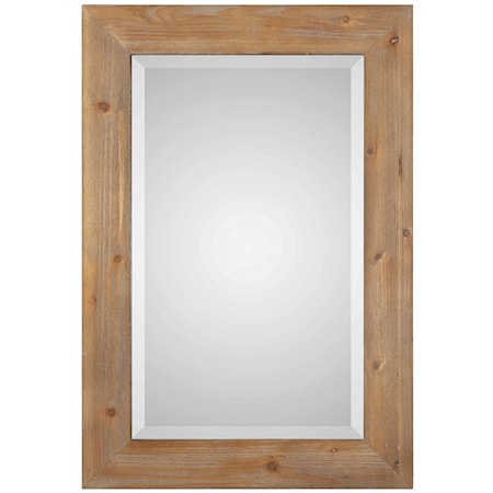 Bullock Solid Natural Wood Mirror