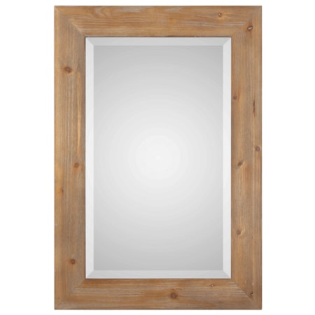Bullock Solid Natural Wood Mirror