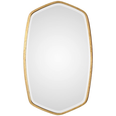 Duronia Antiqued Gold Mirror 