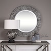 Uttermost Mirrors - Round Wenton Round Aged Wood Mirror