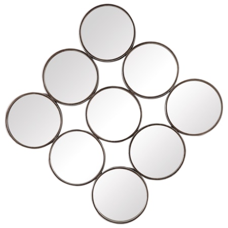 Devet Welded Iron Rings Mirror