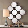 Uttermost Mirrors - Round Devet Welded Iron Rings Mirror