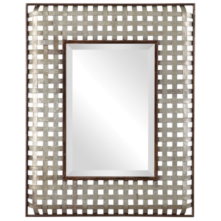 Fabelle Galvanized Metal Mirror