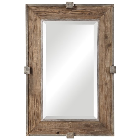 Siringo Weathered Wood Mirror