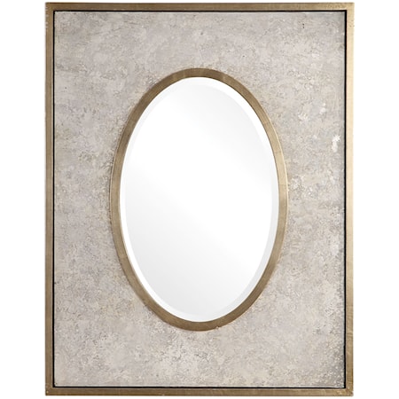 Gabbriel Aged Oval Mirror