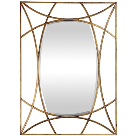 Abreona Metallic Gold Mirror