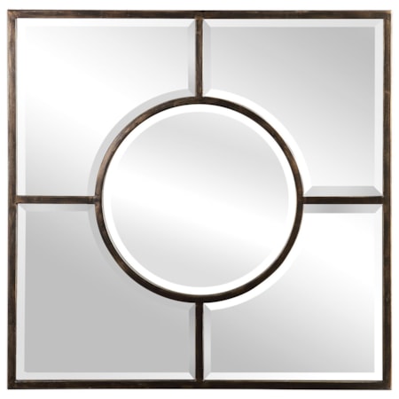 Baeden Forged Iron Mirror