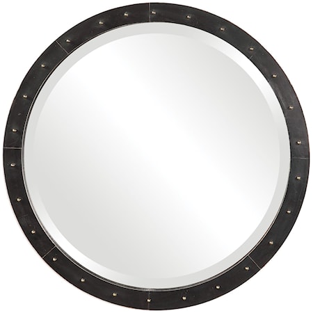 Beldon Round Industrial Mirror