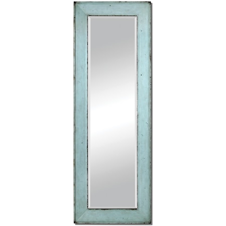Chasity Light Blue Leaner Mirror