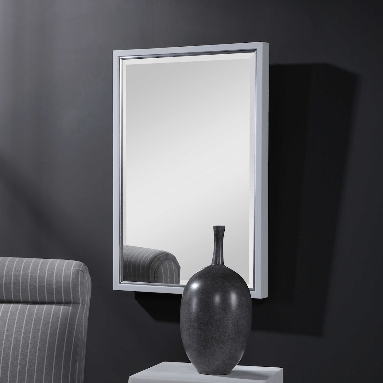 Uttermost Mirrors Barnaby White Vanity Mirror