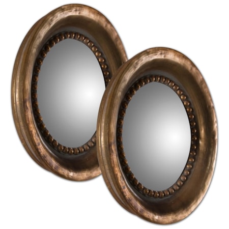 Tropea Rounds Wood Mirror