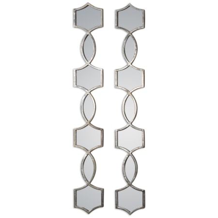 Vizela Metal Mirrors Set of 2