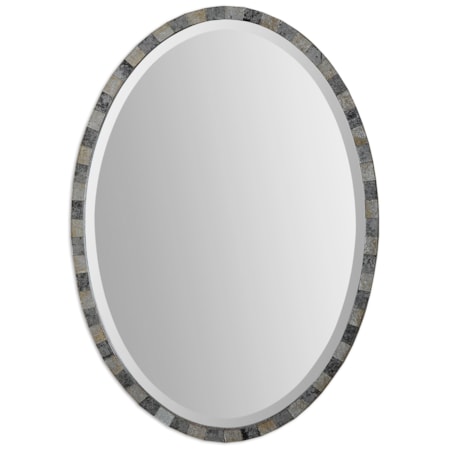 Paredes Oval Mosaic Mirror