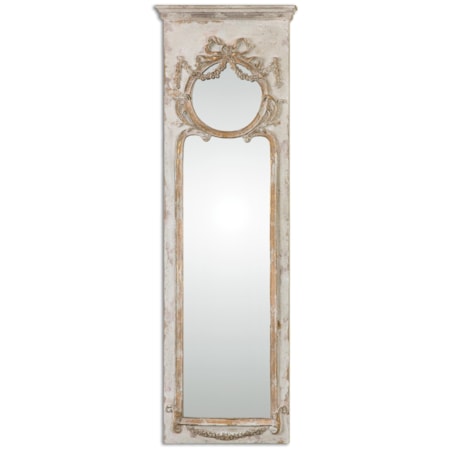 Casella Antiqued Ivory Wall Mirror