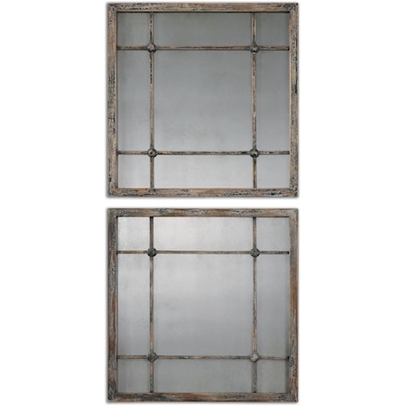 Saragano Square Mirrors Set of 2