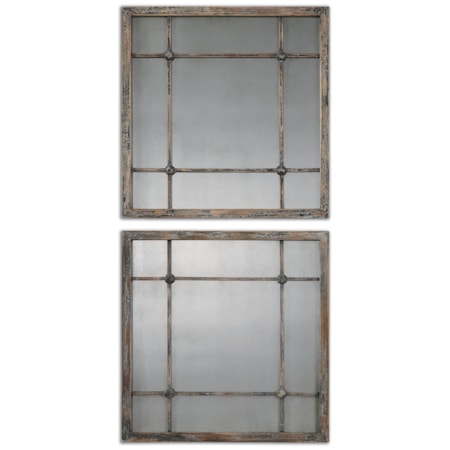 Saragano Square Mirrors Set of 2