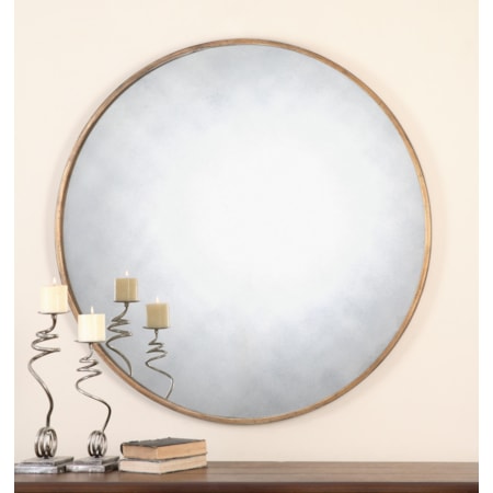 Junius Round Gold Mirror