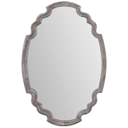 Ludovica Aged Wood Mirror