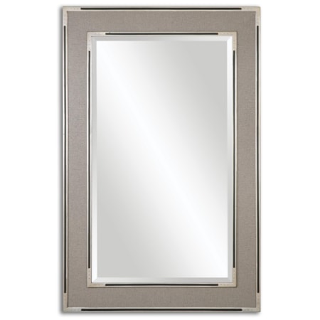 Alfred Oversized Gray-Tan Mirror