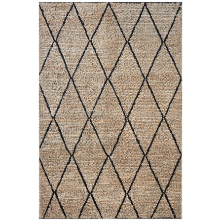Larson Charcoal 5 x 8 Rug