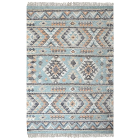 Chaparral Aqua 5 x 8 Rug