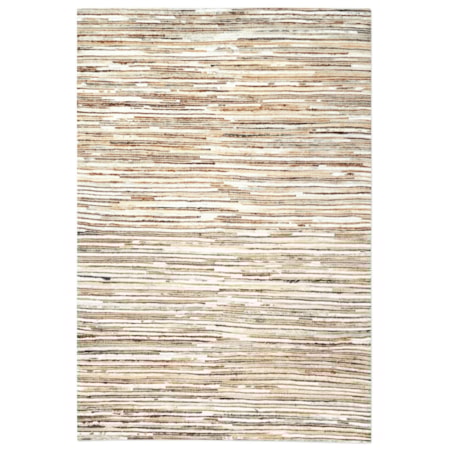 Riviera Ivory Brown 8 x 10 Rug