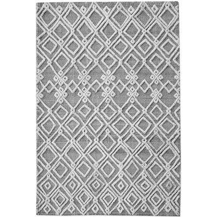 Sieano Gray-Ivory 9 x 12 Rug