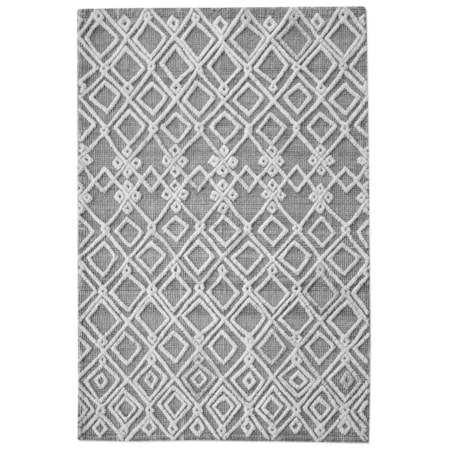 Sieano Gray-Ivory 9 x 12 Rug