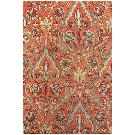 Keziah Burnt Red 8 x 10 Rug