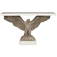 Console Table with Eagle Base