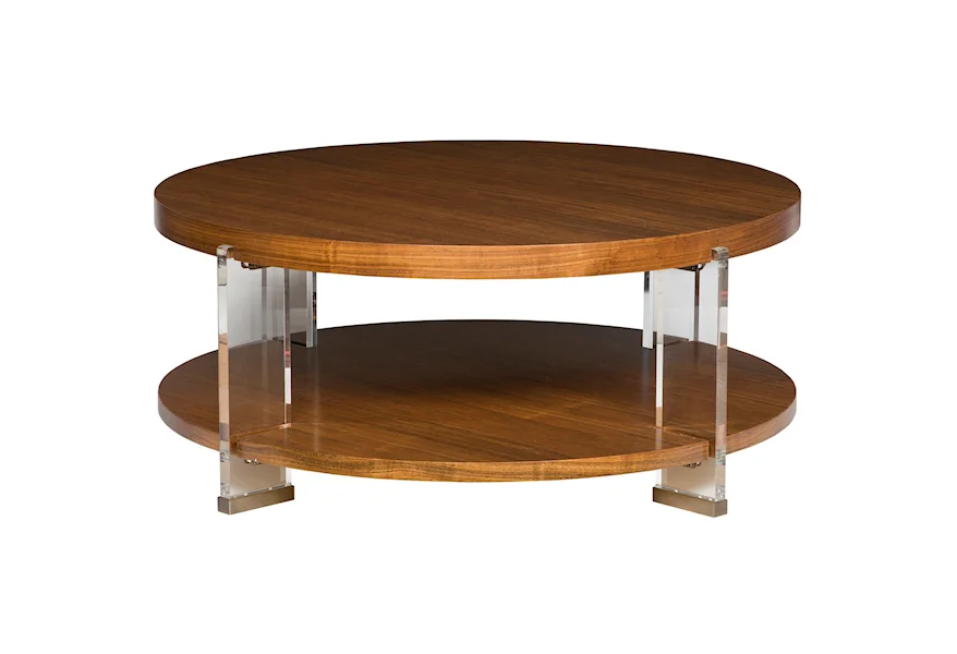 Accent and Entertainment Chests and Tables Dell Rey Round Cocktail Table by Vanguard Furniture at Baer's Furniture