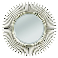 Carmen Spoked Mirror with Cast Iron Frame