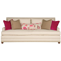 Customizable Riverside Sofa with Bench Seat Cushion