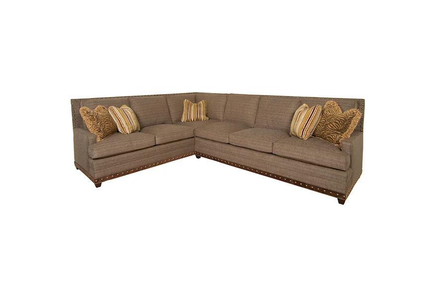 American Bungalow Riverside Sectional Sofa by Vanguard Furniture at Jacksonville Furniture Mart